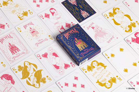 Bicycle Disney Princess Navy Playing Cards