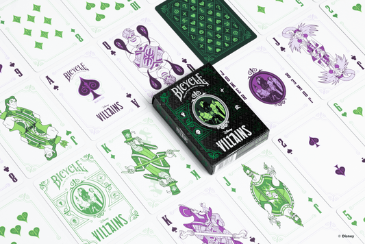 Bicycle Disney Villains Green Playing Cards