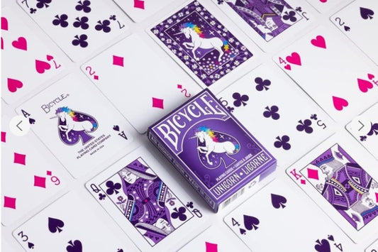 Bicycle Unicorn Classic Purple Playing Cards