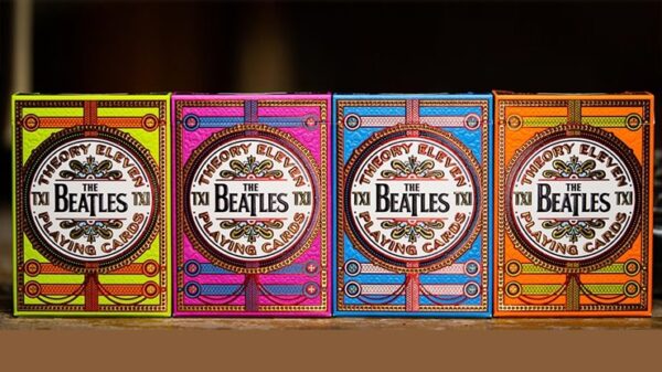 Theory 11 The Beatles Pink Playing Cards