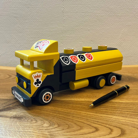 Handmade Wooden Tanker Truck — Ivankart Card Edition (Limited colors)