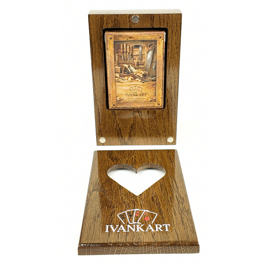 Electrician Collector Set Oak Case Walnut + Wood Deck by Ivankart