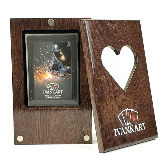 Electrician Collector Set Oak Case Wenge + Metal Deck by Ivankart