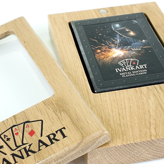 Glazier Collector Set Oak Case Nordic + Metal Deck by Ivankart