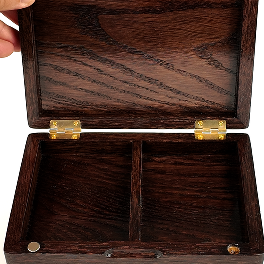 Architect Oak Duo Book-Style Case Wenge for Playing Cards