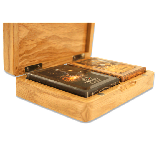 Set Duo Book-Style Case + Wood & Metal Decks by Ivankart