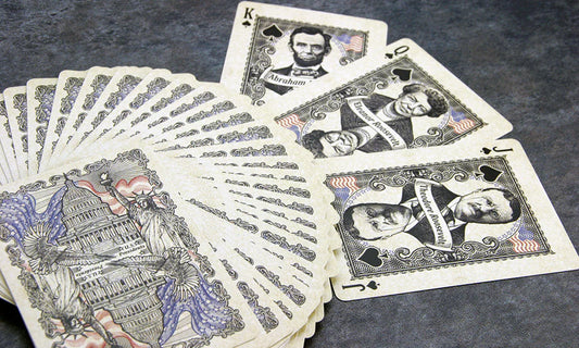 Bicycle U.S. Presidents – Deluxe Embossed Black Playing Cards