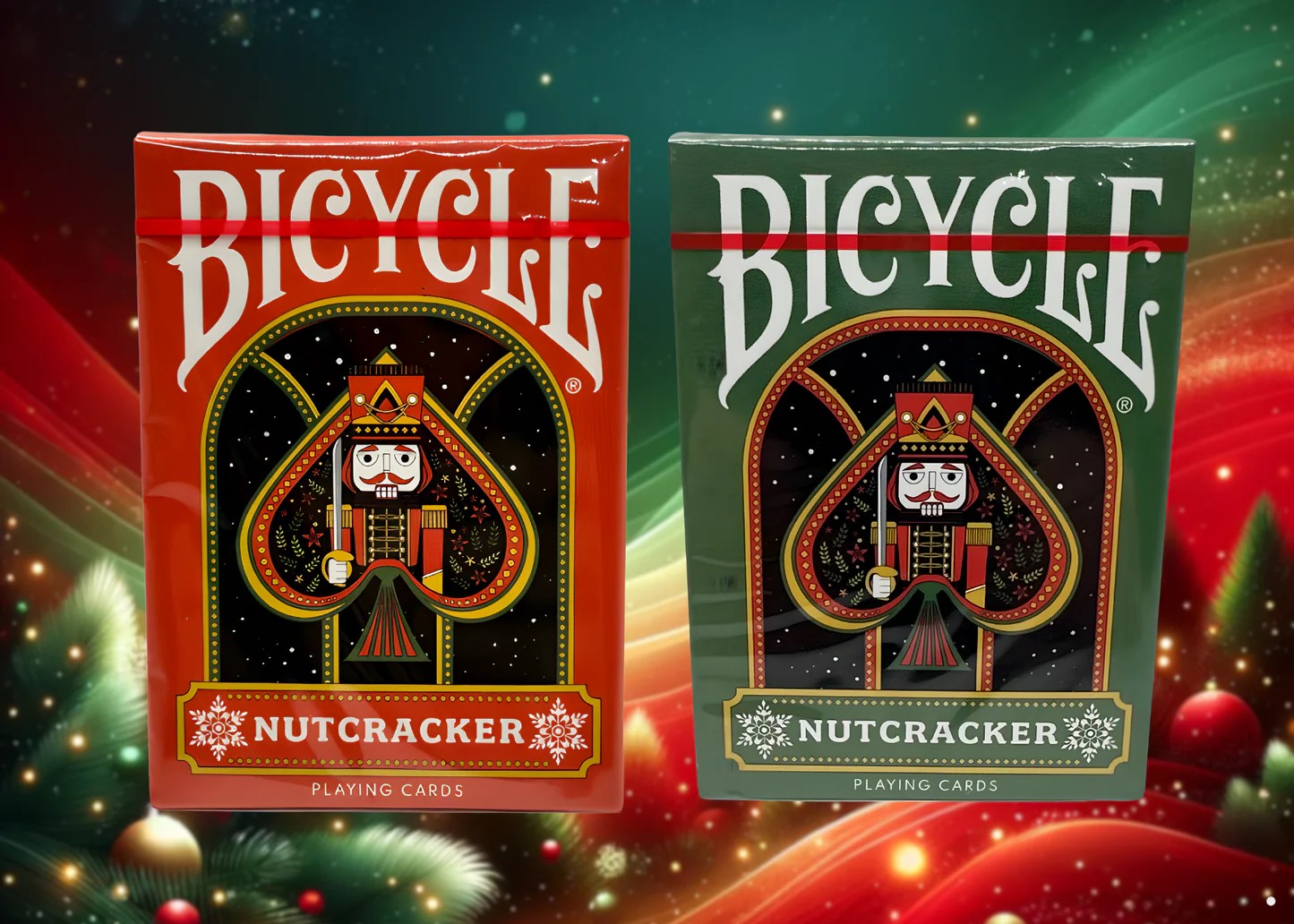Bicycle Nutcracker Red Playing Cards
