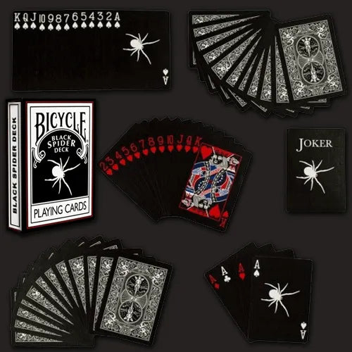 Bicycle Black Spider Limited Edition Playing Cards