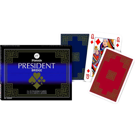 Piatnik President Playing Cards 2 Deck Set