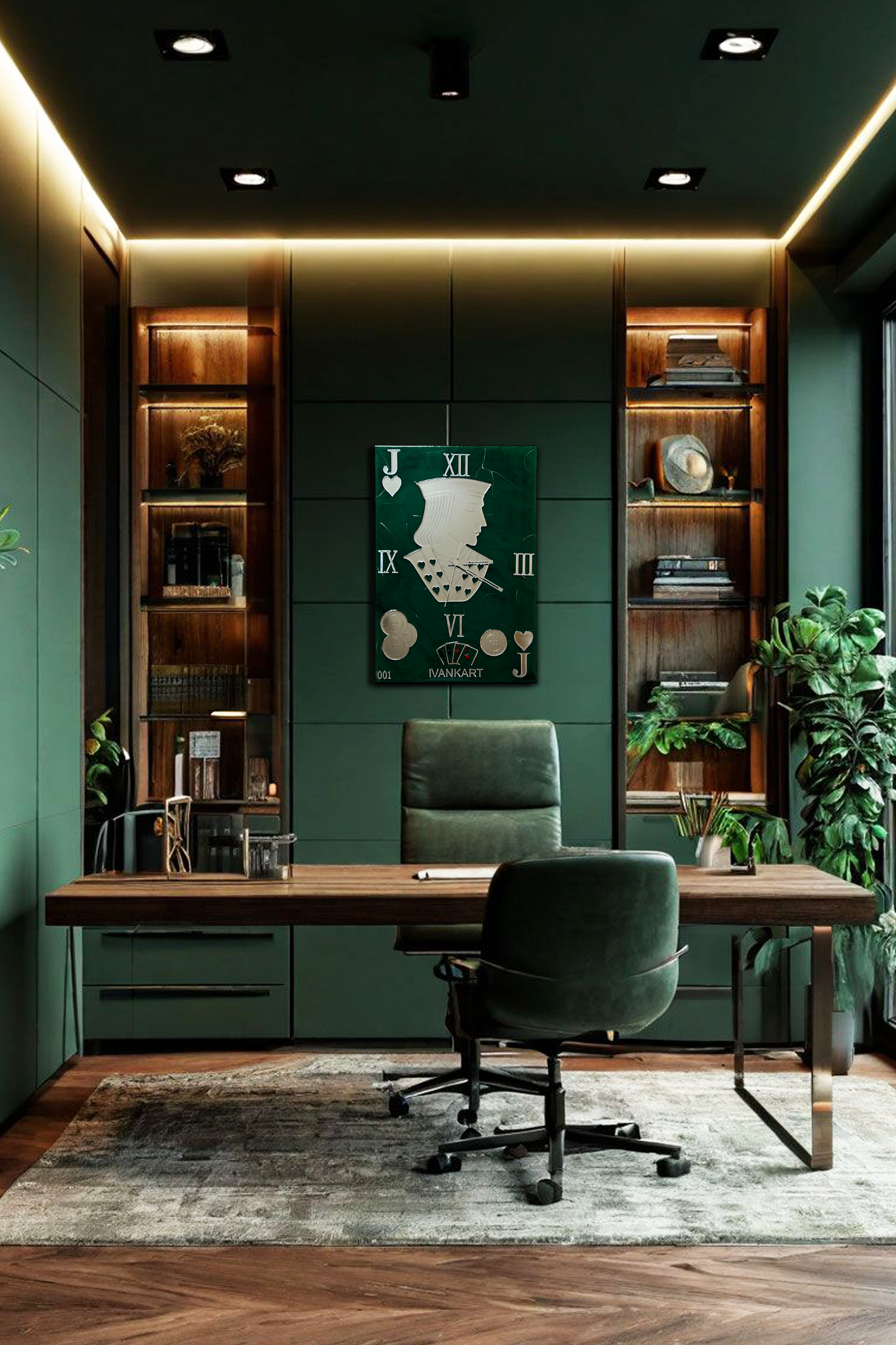 Jack of Hearts Poker Clock