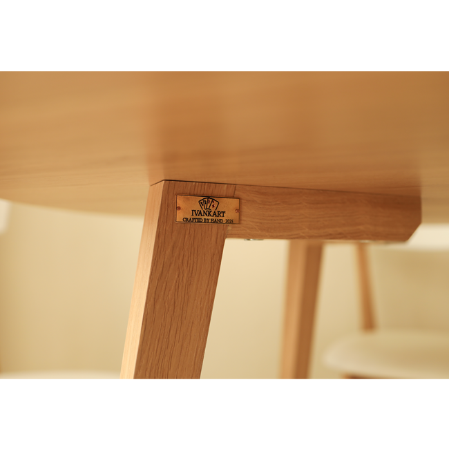 Oak Round Dining Table