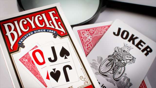 Bicycle Large Print Red Playing Cards