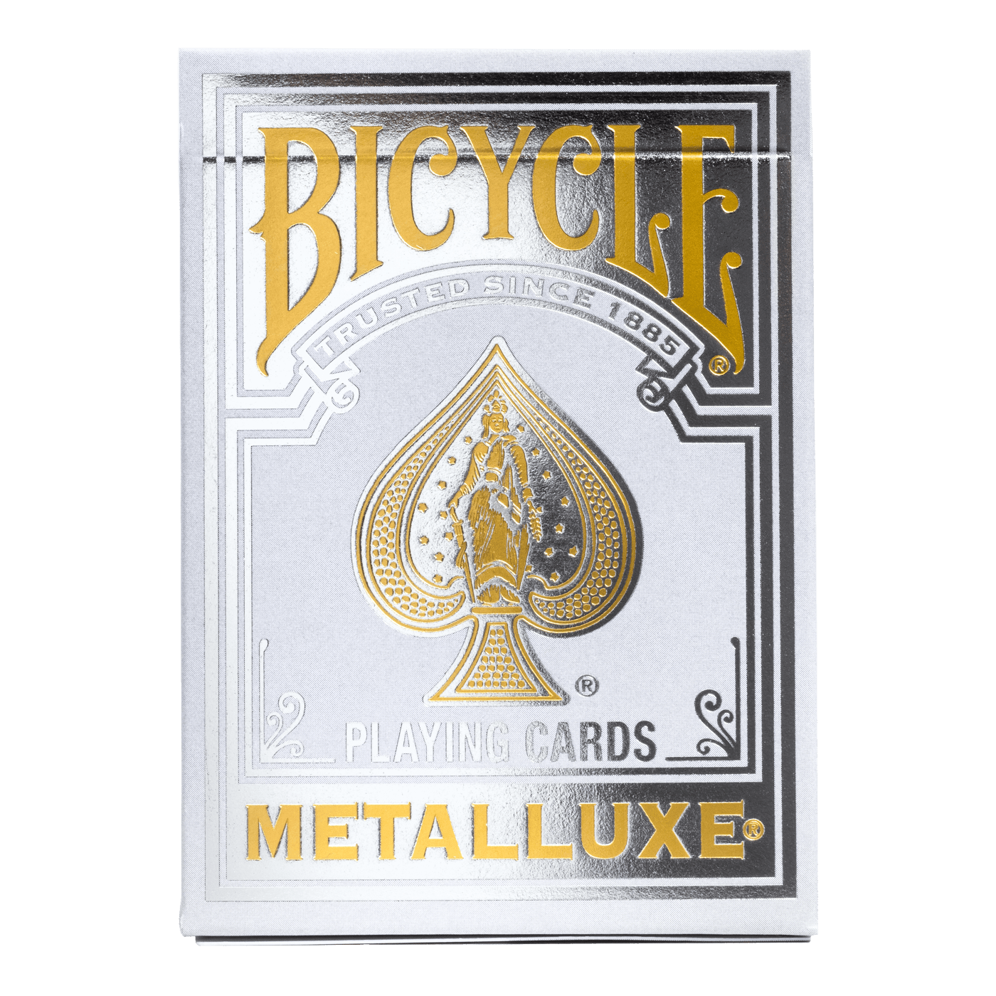 Bicycle Metalluxe Silver 2023 Playing Cards