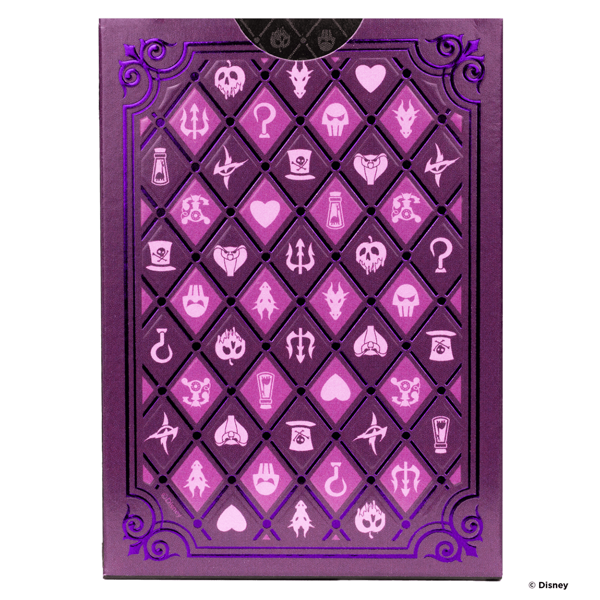 Bicycle Disney Villains Purple Playing Cards