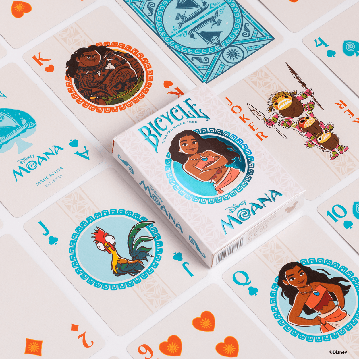 Bicycle Disney Moana Playing Cards