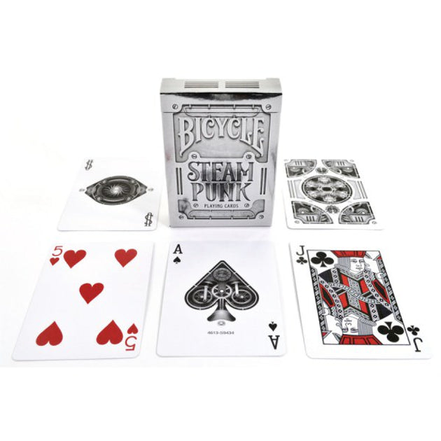 Bicycle Silver Steampunk Playing Cards