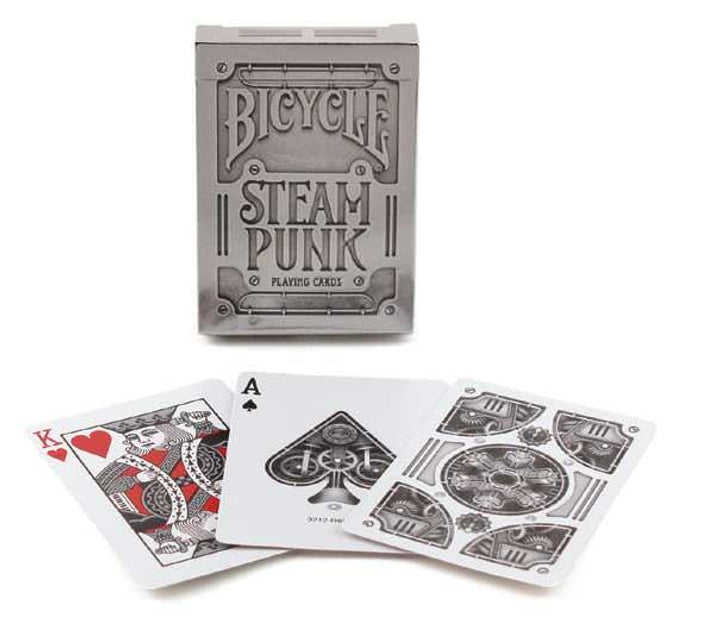 Bicycle Silver Steampunk Playing Cards