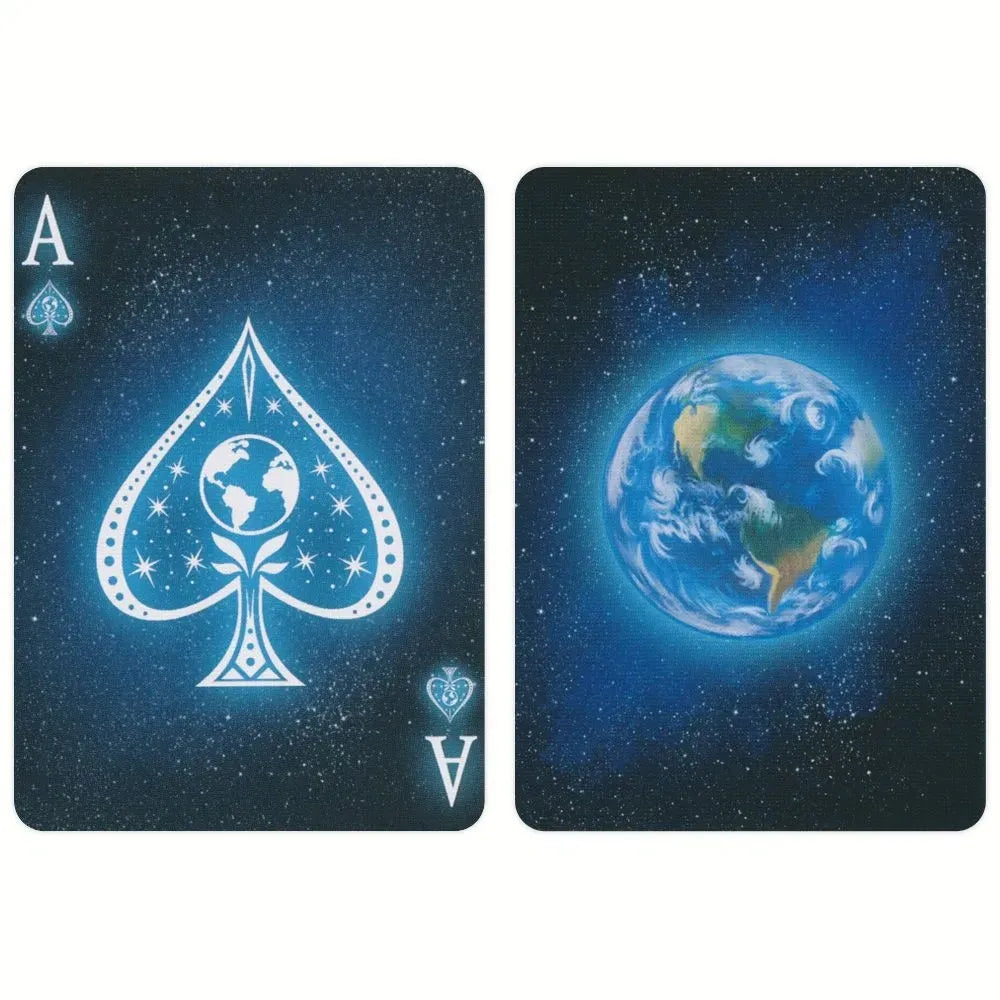 Bicycle Starlight Earth Glow Playing Cards