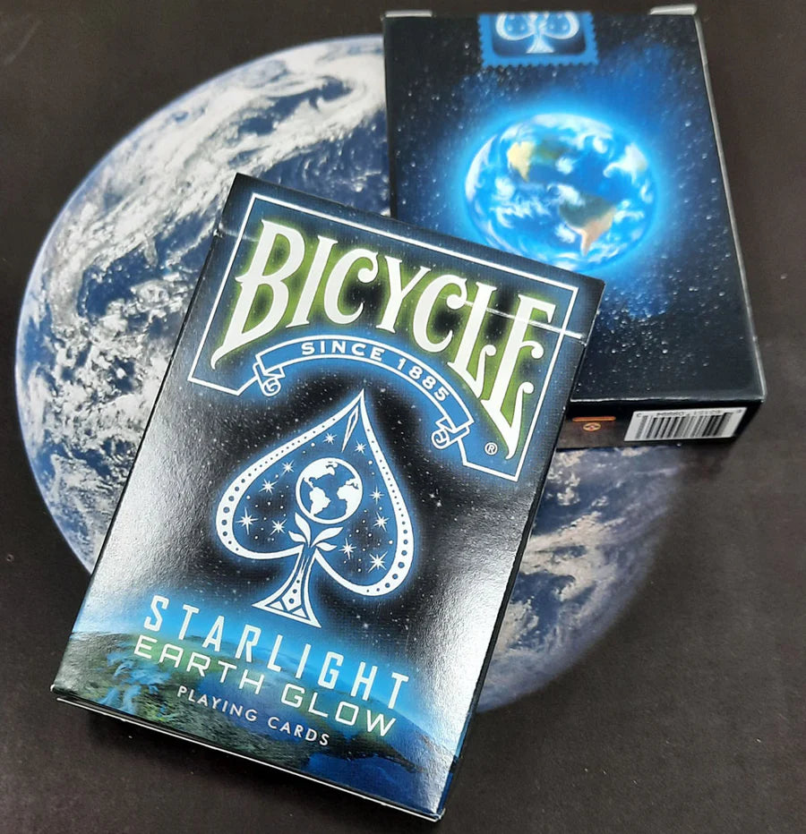 Bicycle Starlight Earth Glow Playing Cards