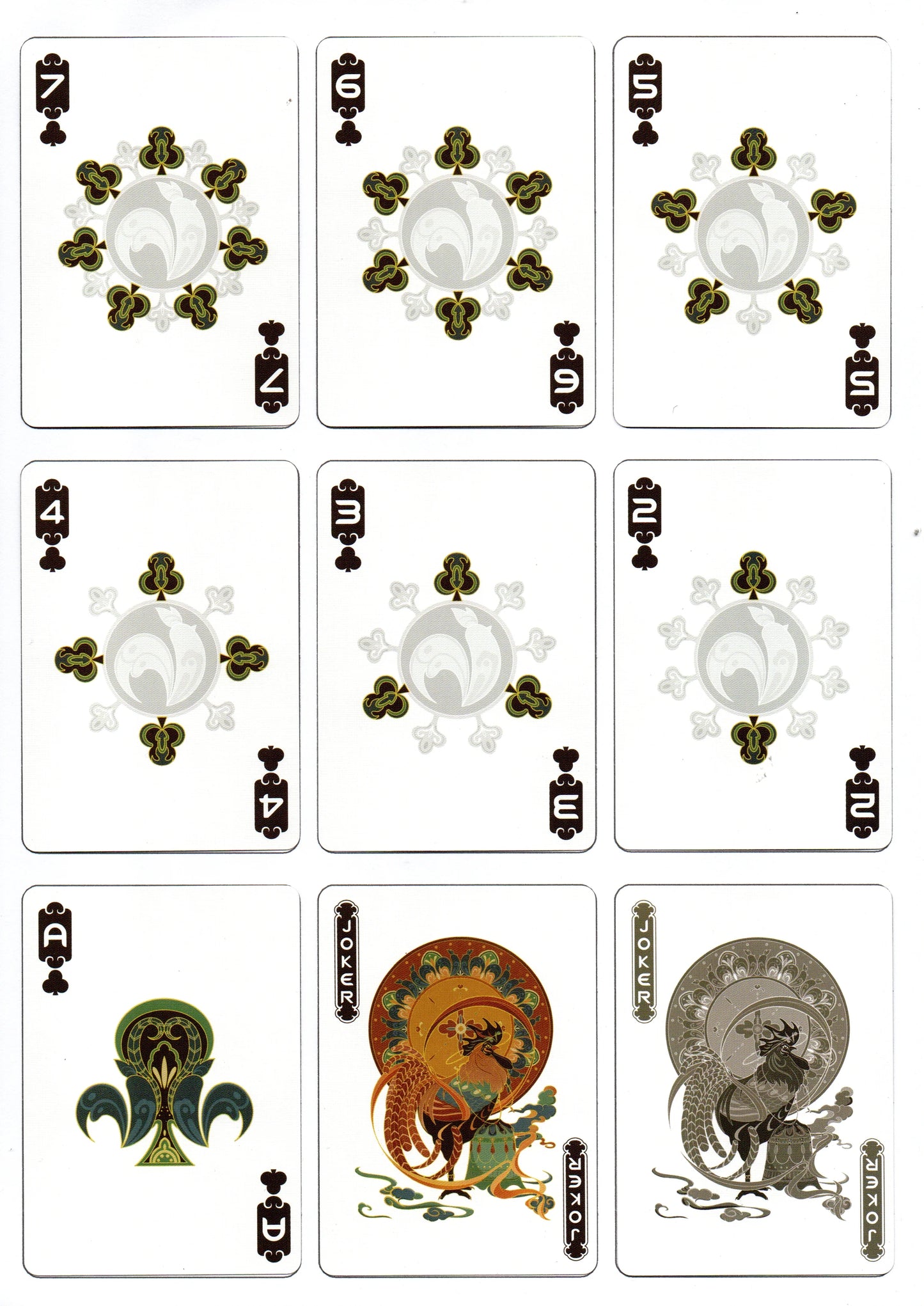 Bicycle Chinese Zodiac Rooster Playing Cards