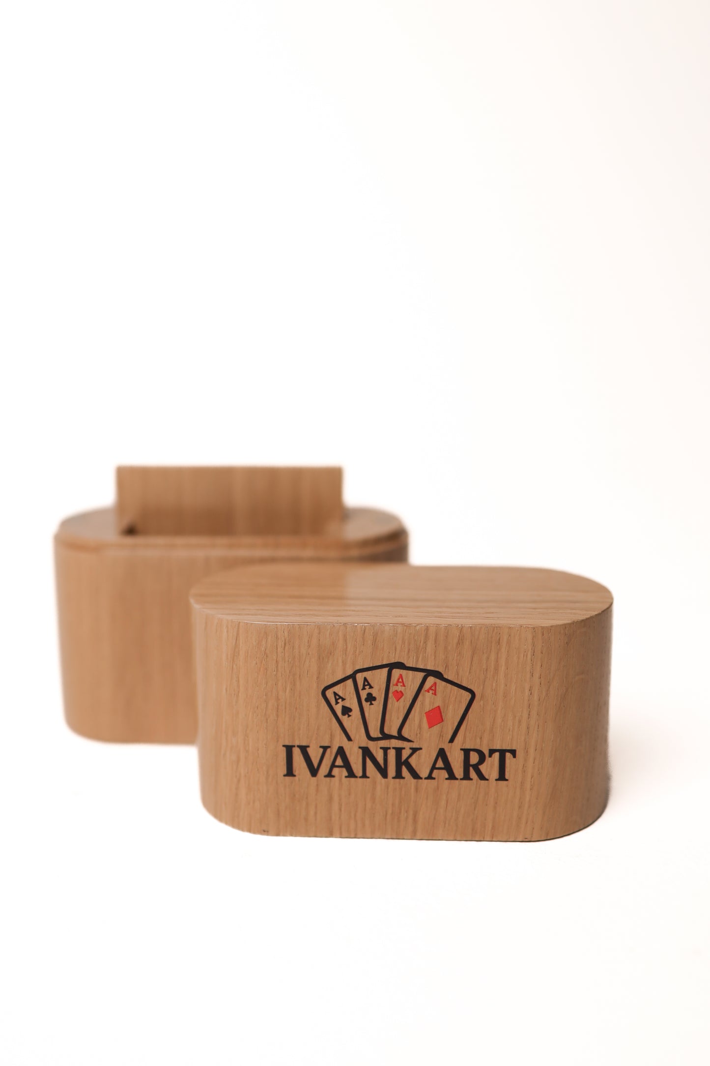 Set Oak Duo Case + 2 Decks Bicycle Surena Navy and Gold Trim Back