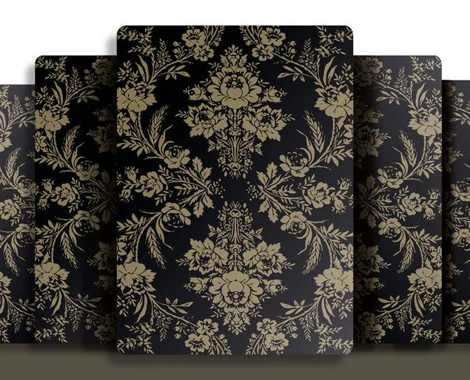 Set Oak Duo Slide Case + 2 Decks Vittoria Di Viritas Playing Cards