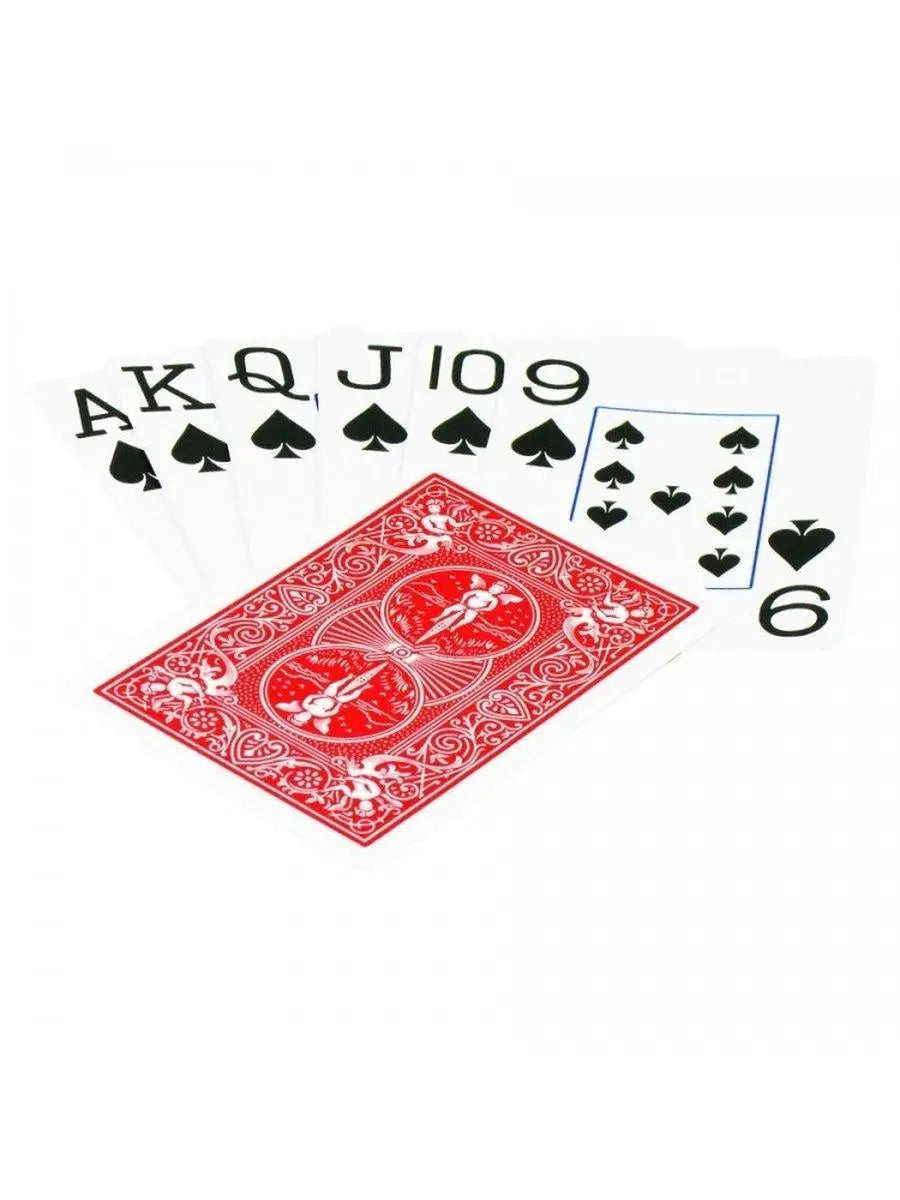 Bicycle Jumbo Index Red Playing Cards