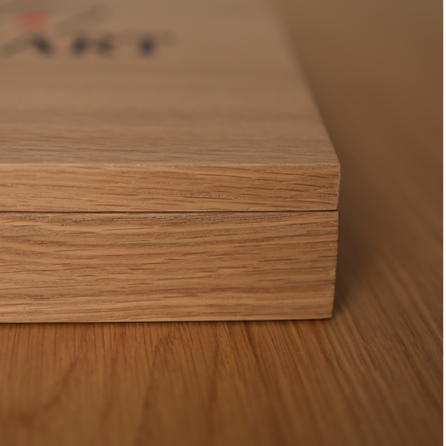 4 Decks Oak Book-Style Case for Playing Cards