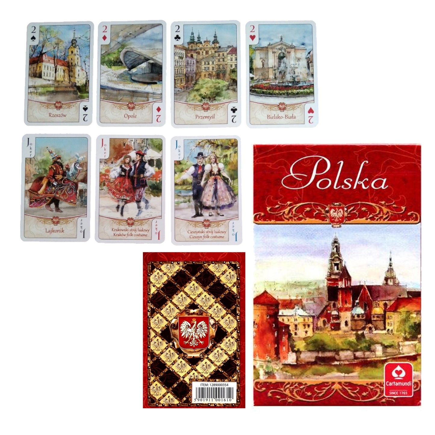 Cartamundi Poland Watercolor Playing Cards