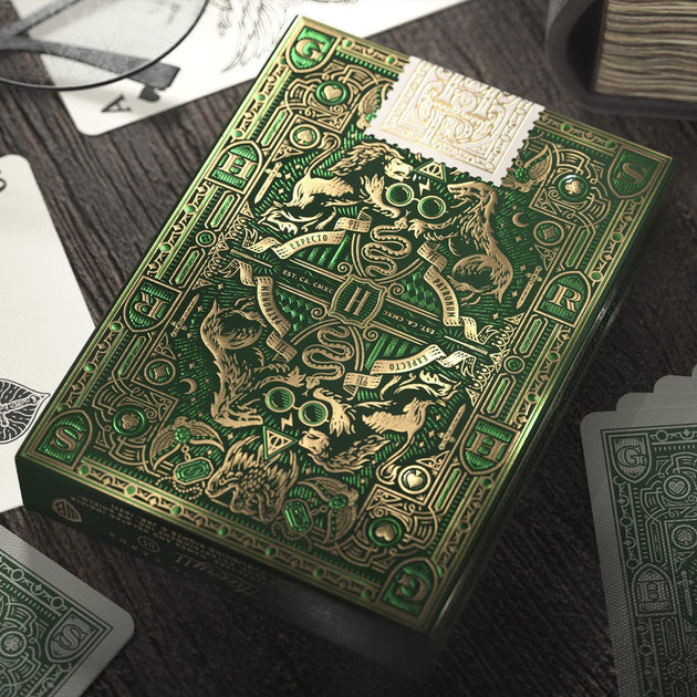 Theory 11 Harry Potter Green Slytherin Playing Cards
