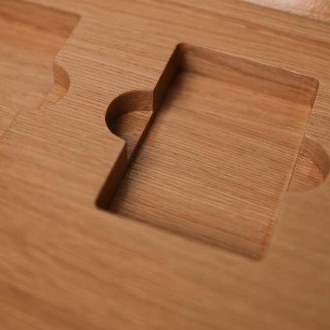 5 Decks Oak Book-Style Case for Playing Cards