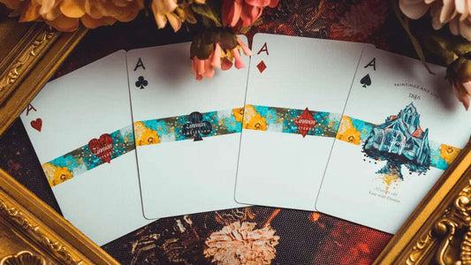 Van Gogh Zinnias Playing Cards USPPC