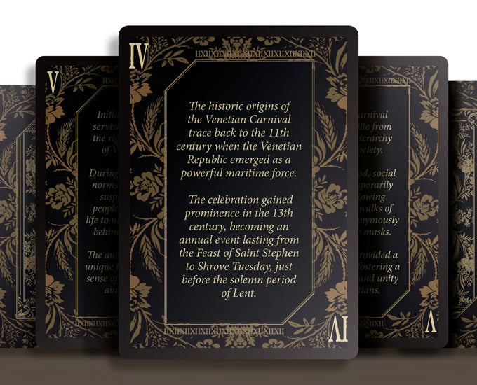 Set Oak Duo Slide Case + 2 Decks Vittoria Di Viritas Playing Cards