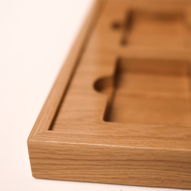 6 Decks Oak Book-Style Case for Playing Cards