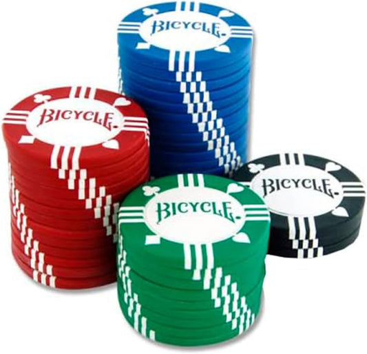 Bicycle Poker Chips with Tray