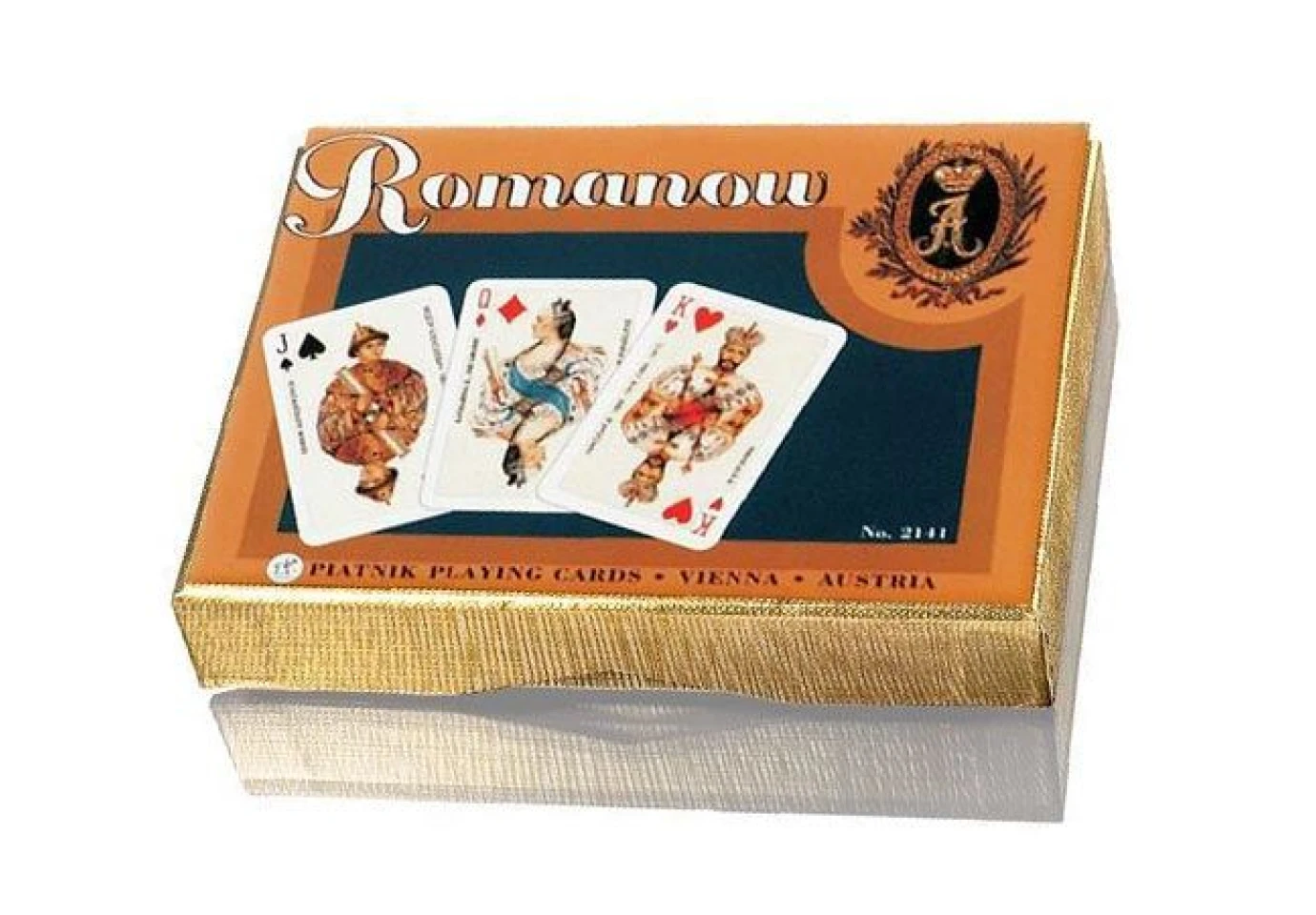 Piatnik Romanov House Playing Cards 2 Deck Set