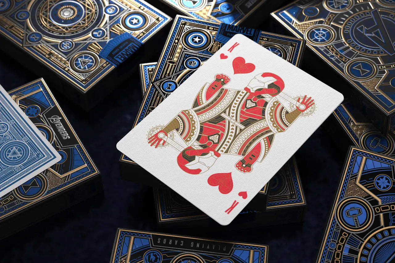 Theory 11 Avengers Blue Playing Cards