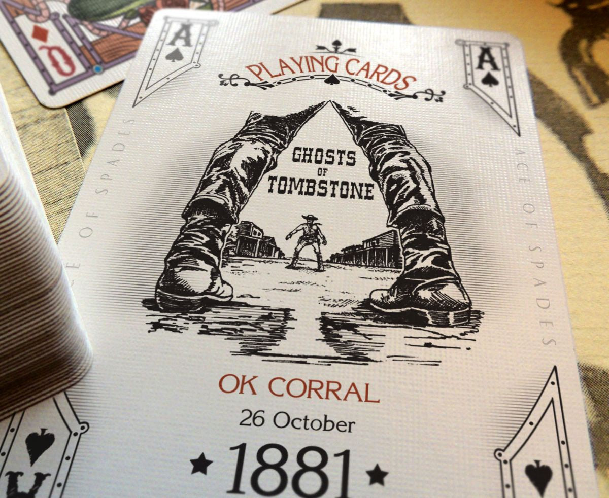 Bicycle Ghosts of Tombstone Playing Cards