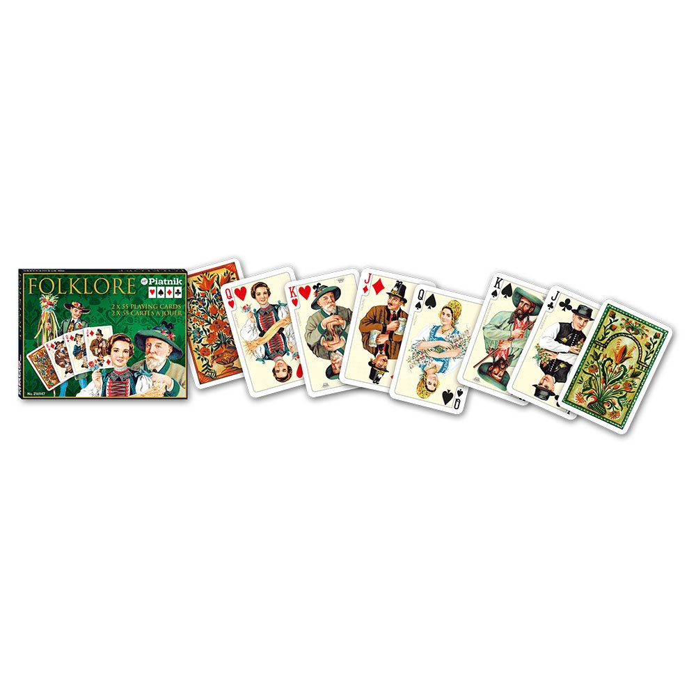Piatnik Folklore Playing Cards 2 Deck Set