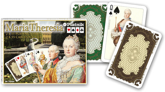 Piatnik Maria Theresia Playing Cards 2 Deck Set