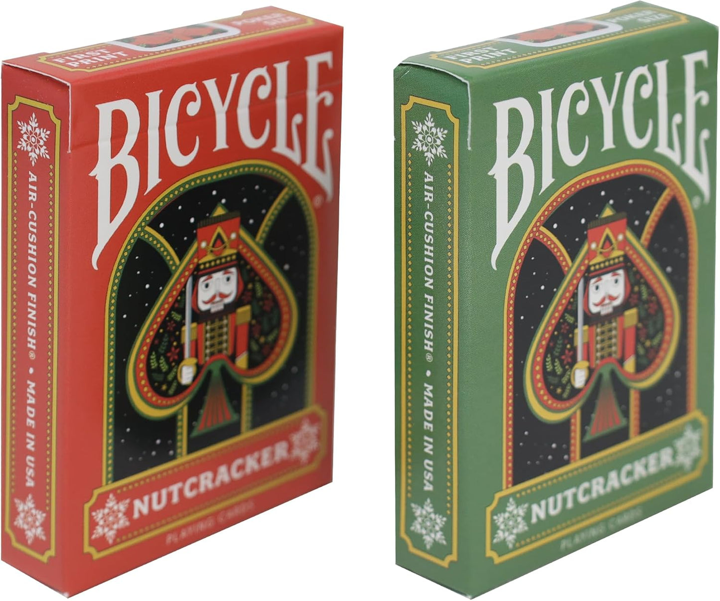 Bicycle Nutcracker Green Playing Cards