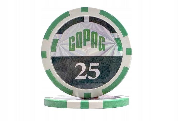 Poker Set 300 Chips In Dark Aluminum Suitcase Copag