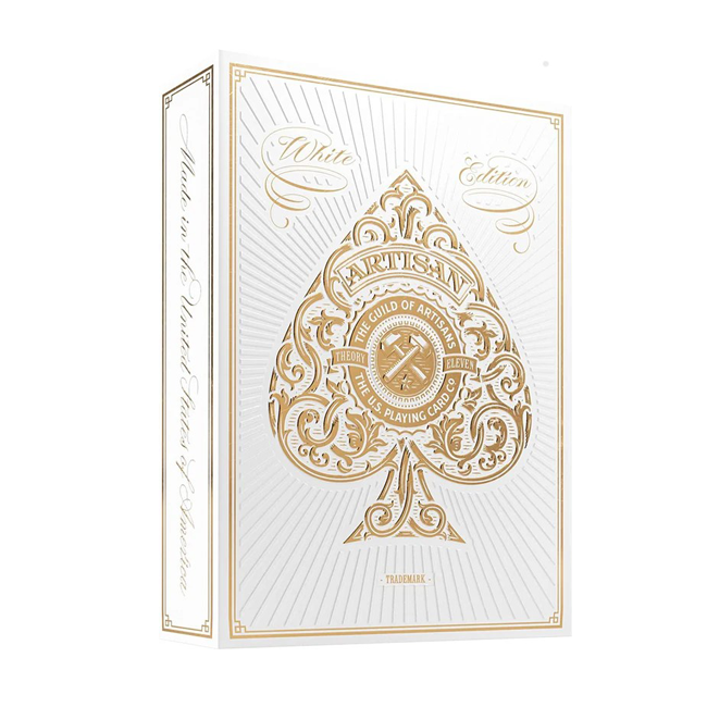 Theory 11 Artisan White Luxury Edition Playing Cards
