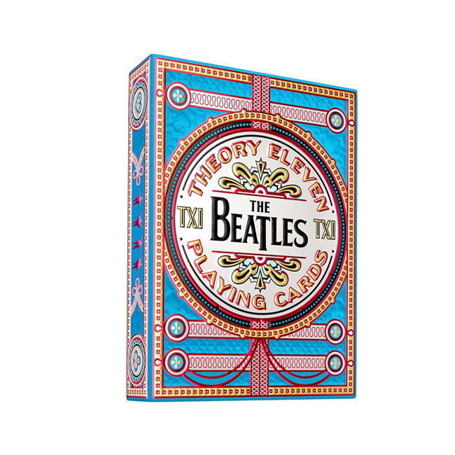 Theory 11 The Beatles Blue Playing Cards