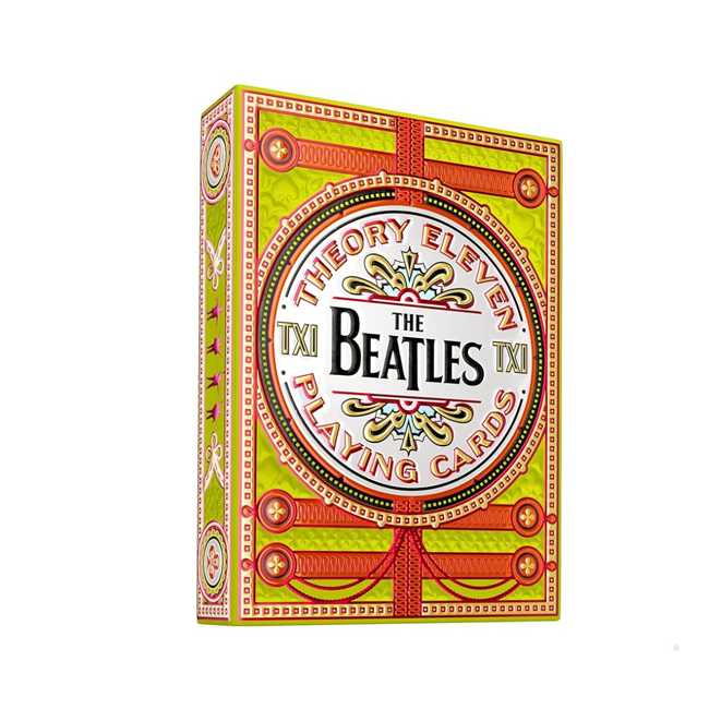 Theory 11 The Beatles Green Playing Cards