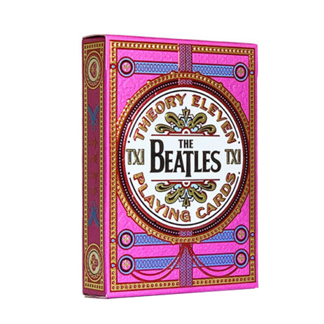 Theory 11 The Beatles Pink Playing Cards