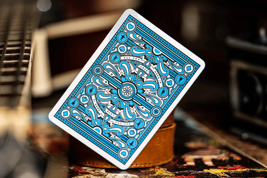 Theory 11 The Beatles Blue Playing Cards