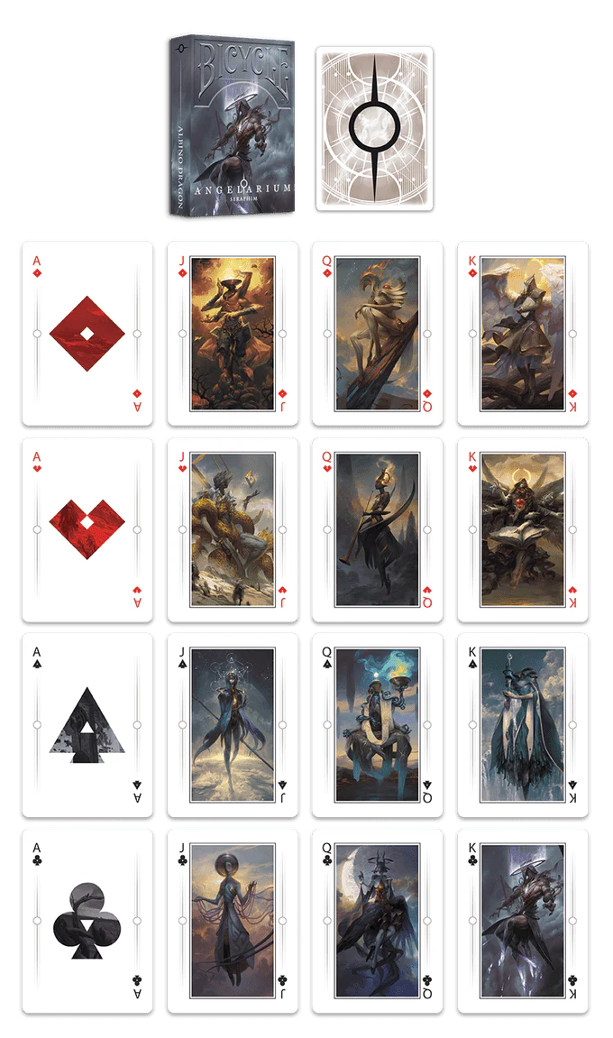 Bicycle Angelarium Seraphim Playing Cards