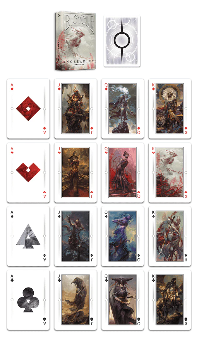 Bicycle Angelarium Watchers Playing Cards